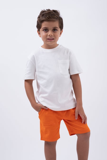 Boy's Basic T-Shirt With Pocket