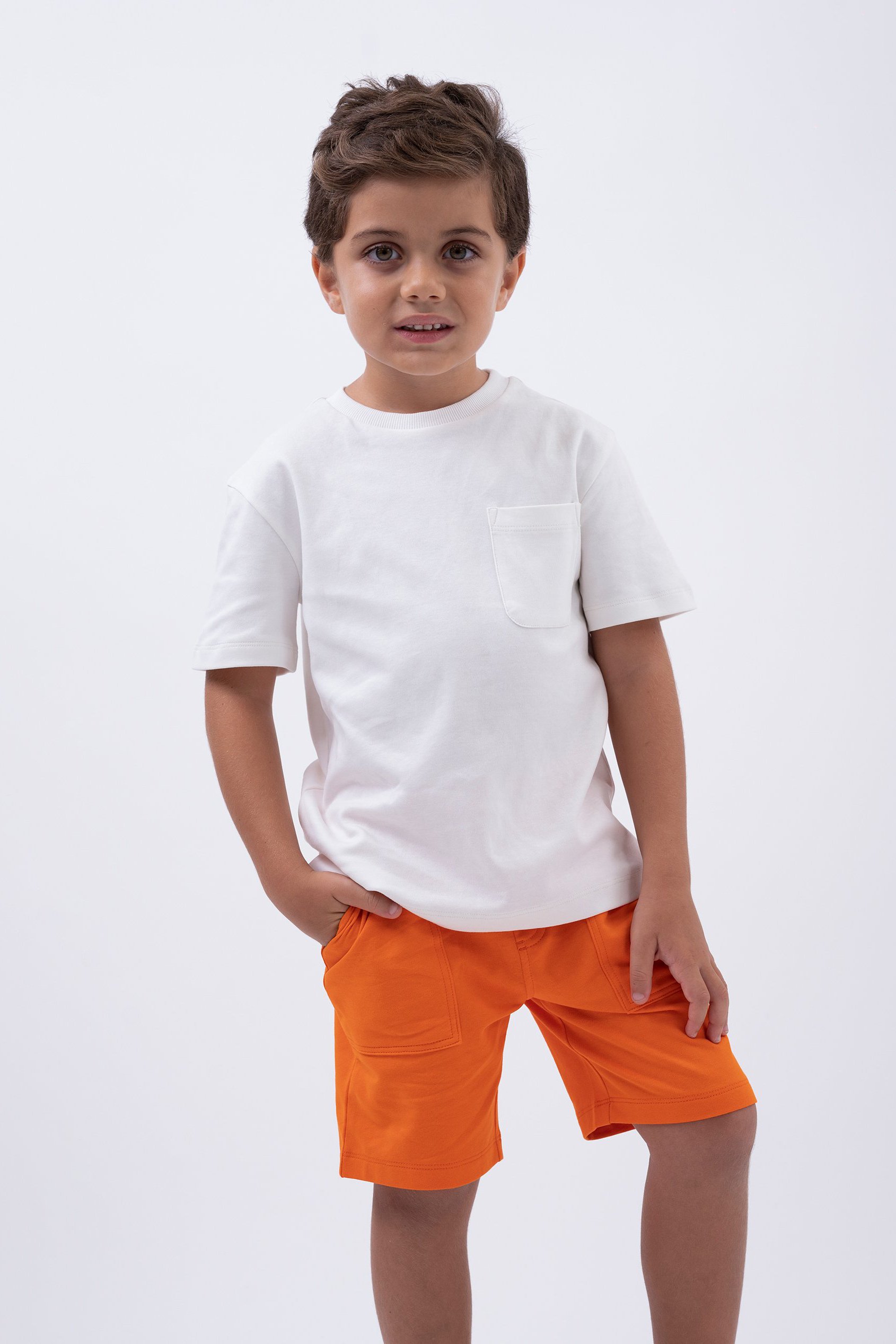 Boy's Basic T-Shirt With Pocket