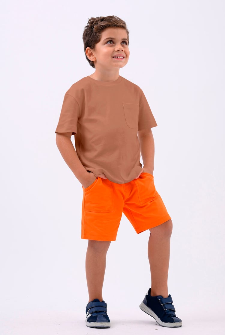 Boy's Basic T-Shirt With Pocket