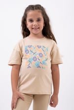 Girls Oversized Printed T-Shirt