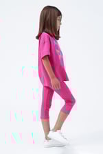 Girls Oversized Printed T-Shirt