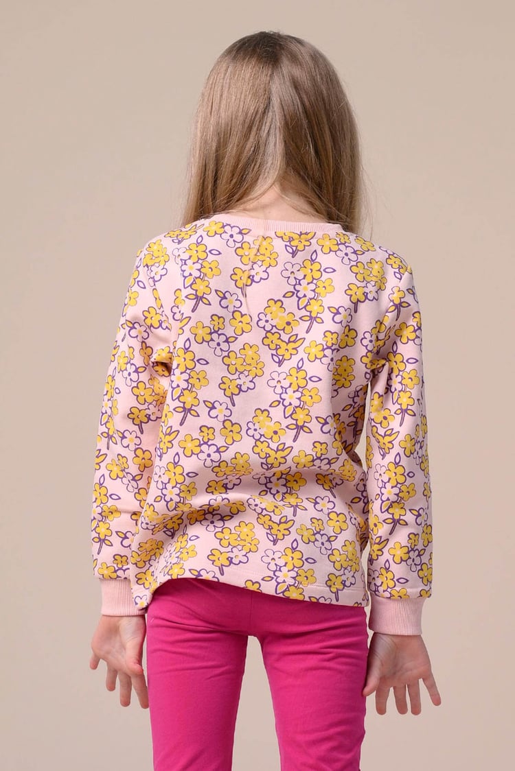 Girls Floral Print Sweatshirt (5yrs-11yrs)