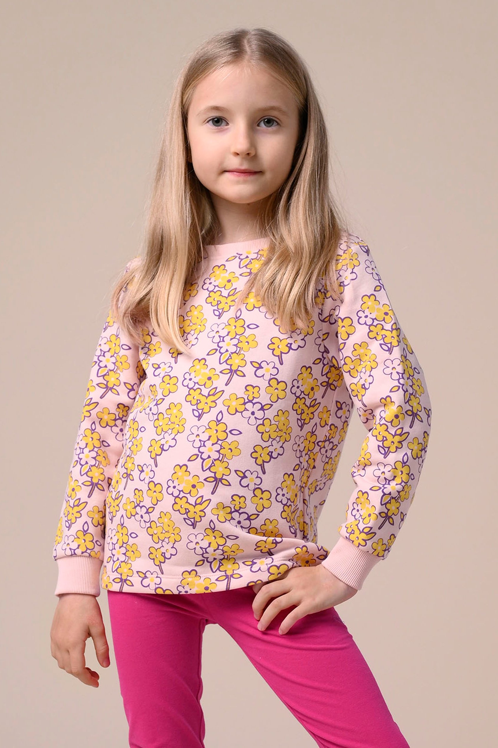 Girls Floral Print Sweatshirt (5yrs-11yrs)
