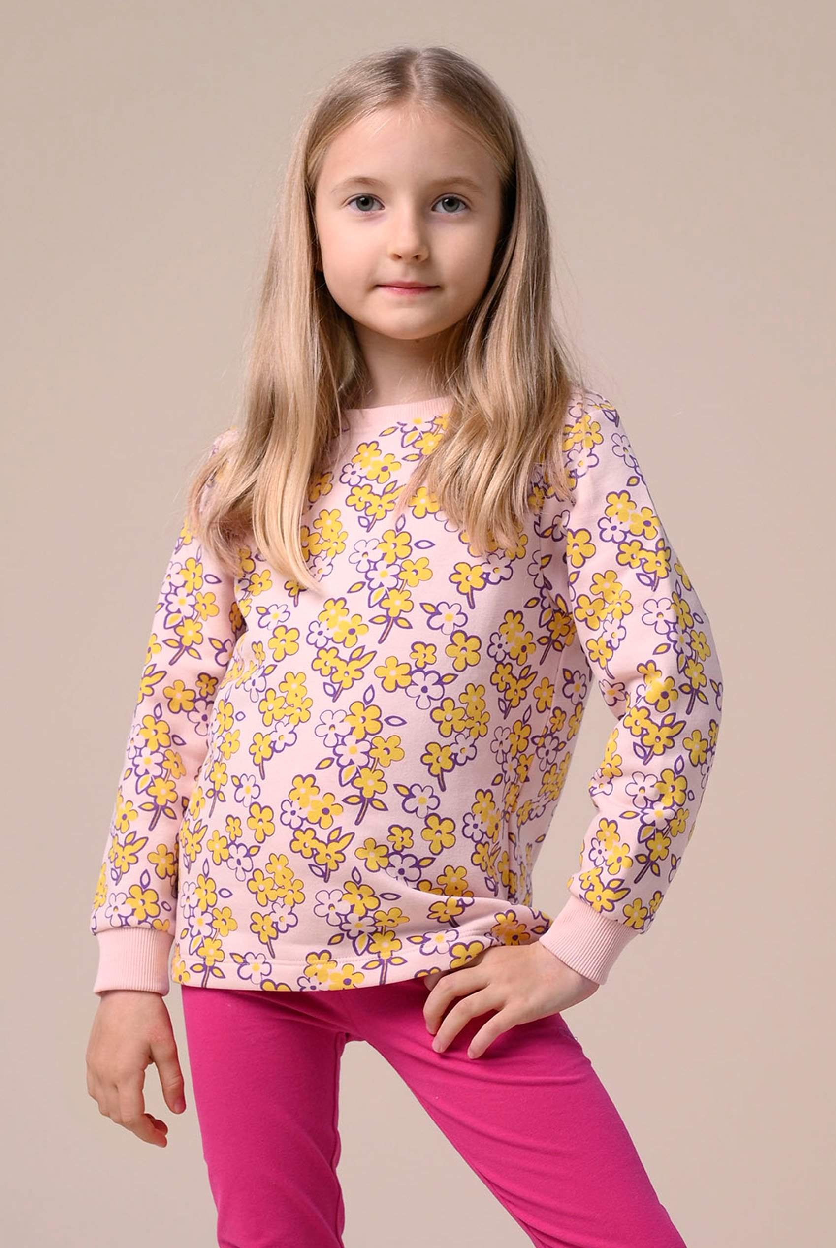 Girls Floral Print Sweatshirt (5yrs-11yrs)