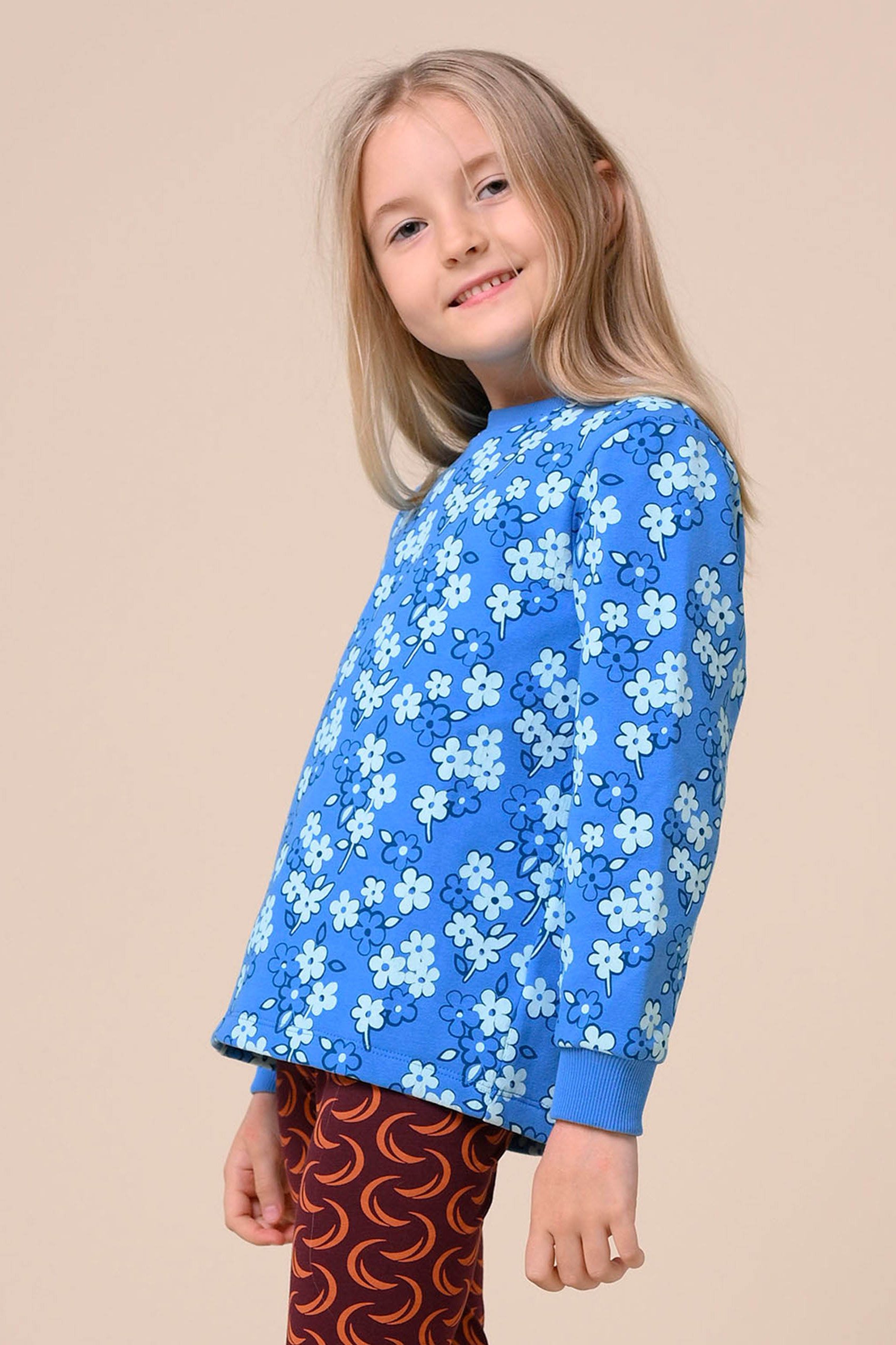 Girls Floral Print Sweatshirt (5yrs-11yrs)
