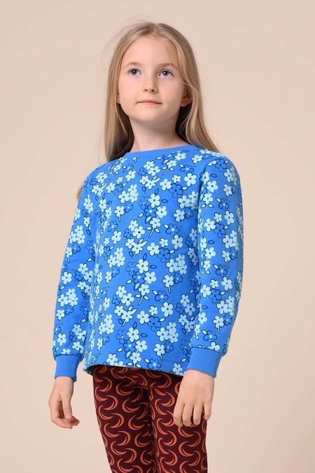 Girls Cream Floral Print Sweatshirt (5yrs-11yrs)
