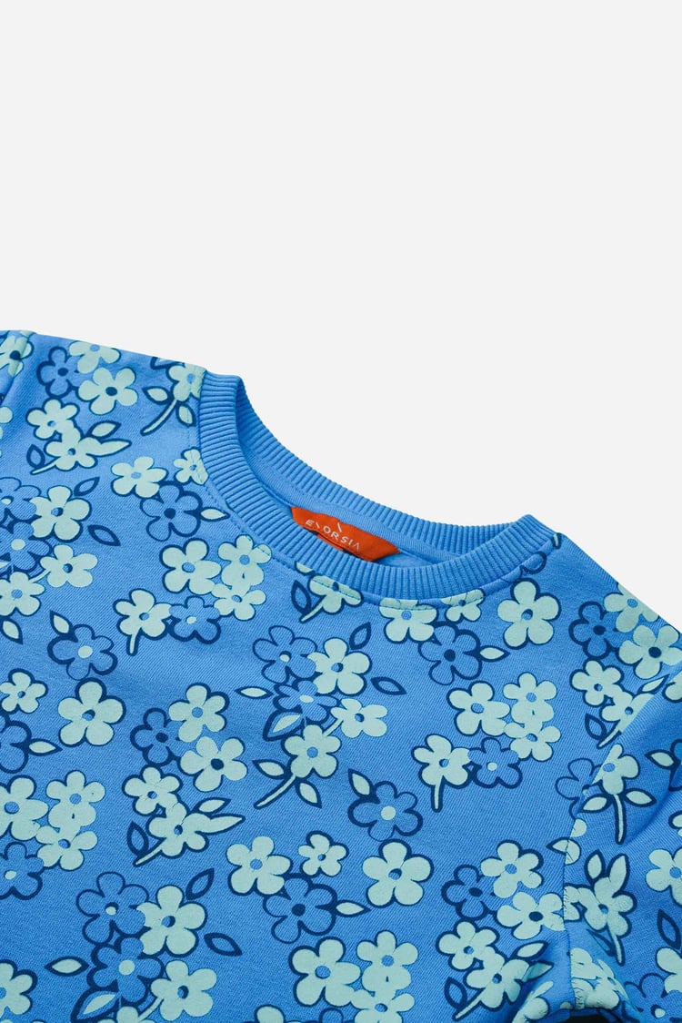 Girls Floral Print Sweatshirt (5yrs-11yrs)