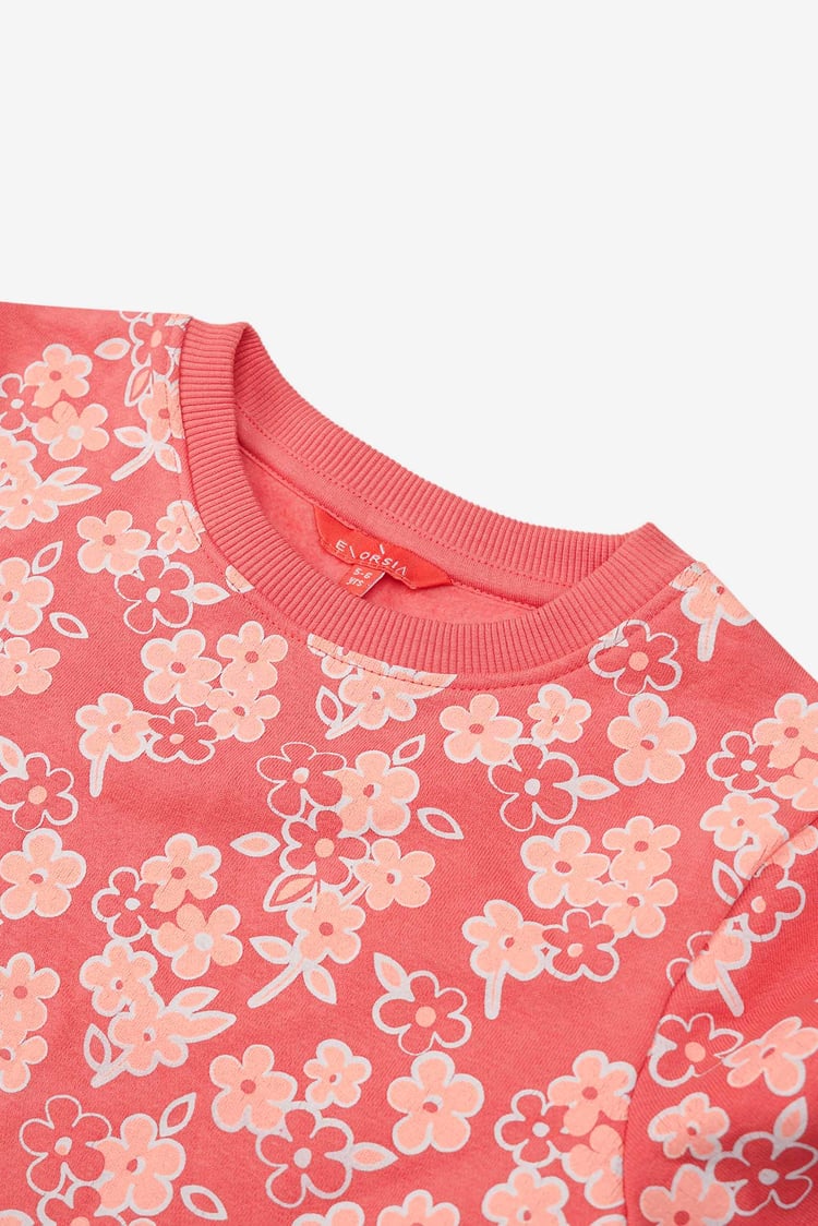Girls Floral Print Sweatshirt (5yrs-11yrs)