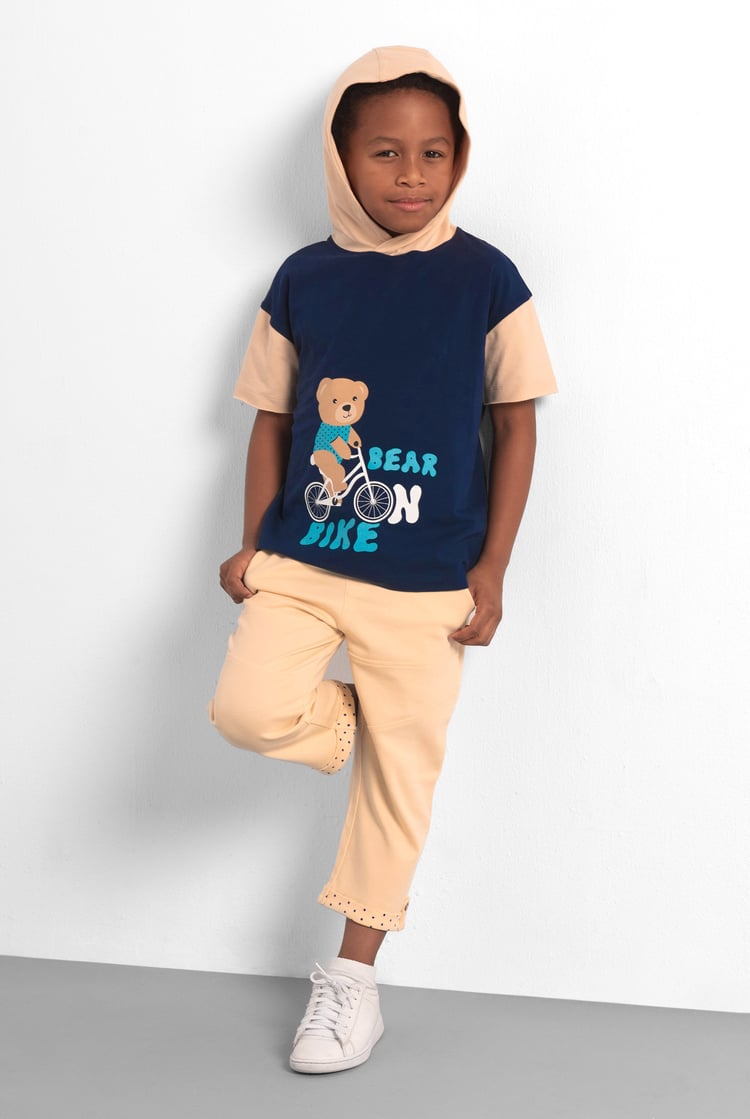 Short Sleeve Summer Hoodie (6yrs-11yrs)