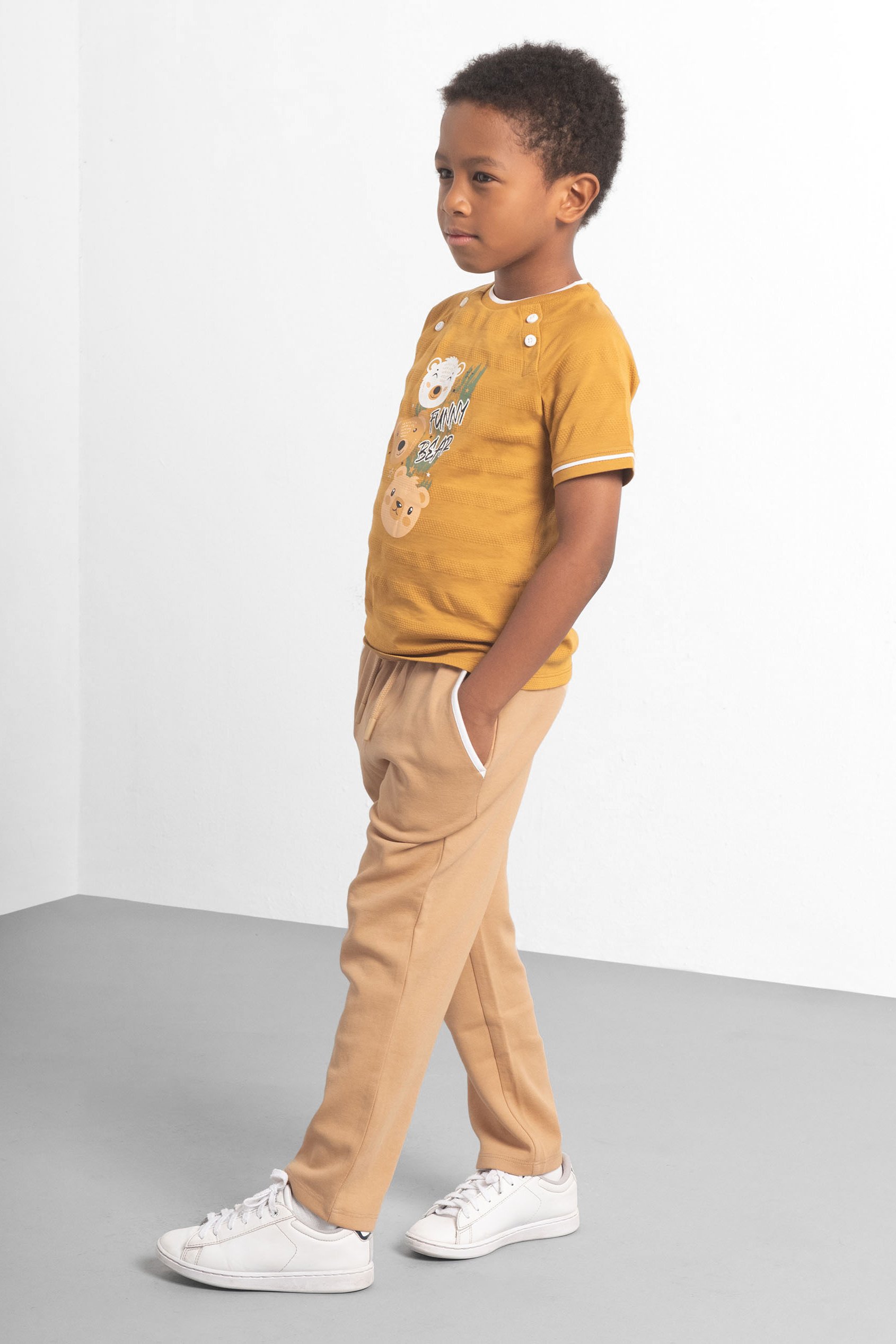 Contrast Rib Detailing Trouser (6yrs-11yrs)