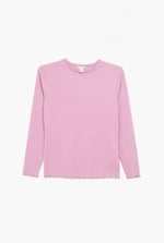 LS Picoting Ribbed T-Shirt & Leggings Set