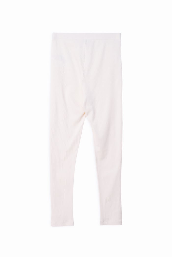 LS Picoting Ribbed T-Shirt & Leggings Set