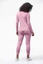 LS Picoting Ribbed T-Shirt & Leggings Set