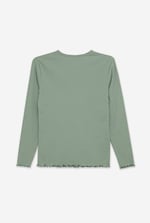 LS Picoting Ribbed T-Shirt & Leggings Set