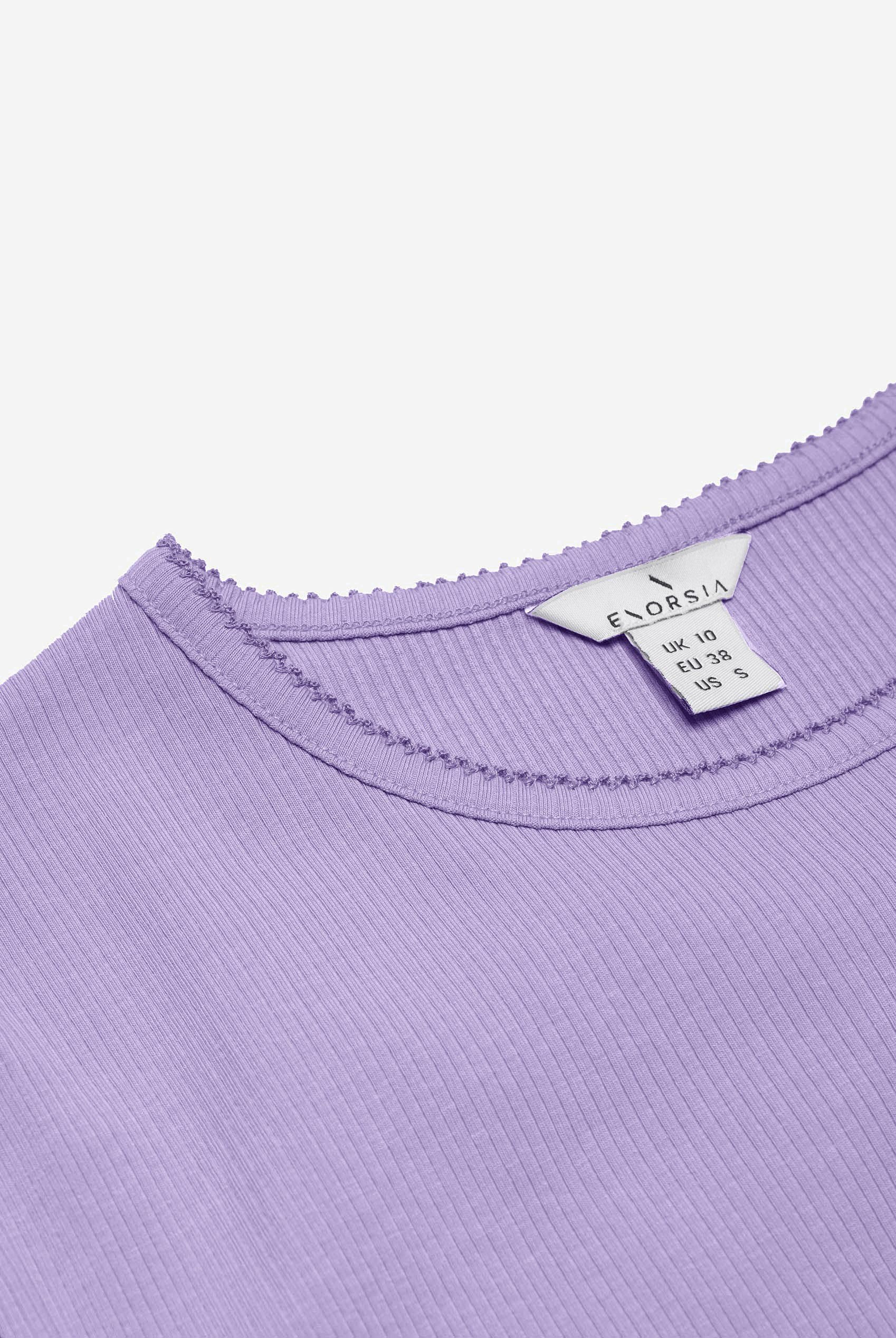 LS Picoting Ribbed T-Shirt & Leggings Set