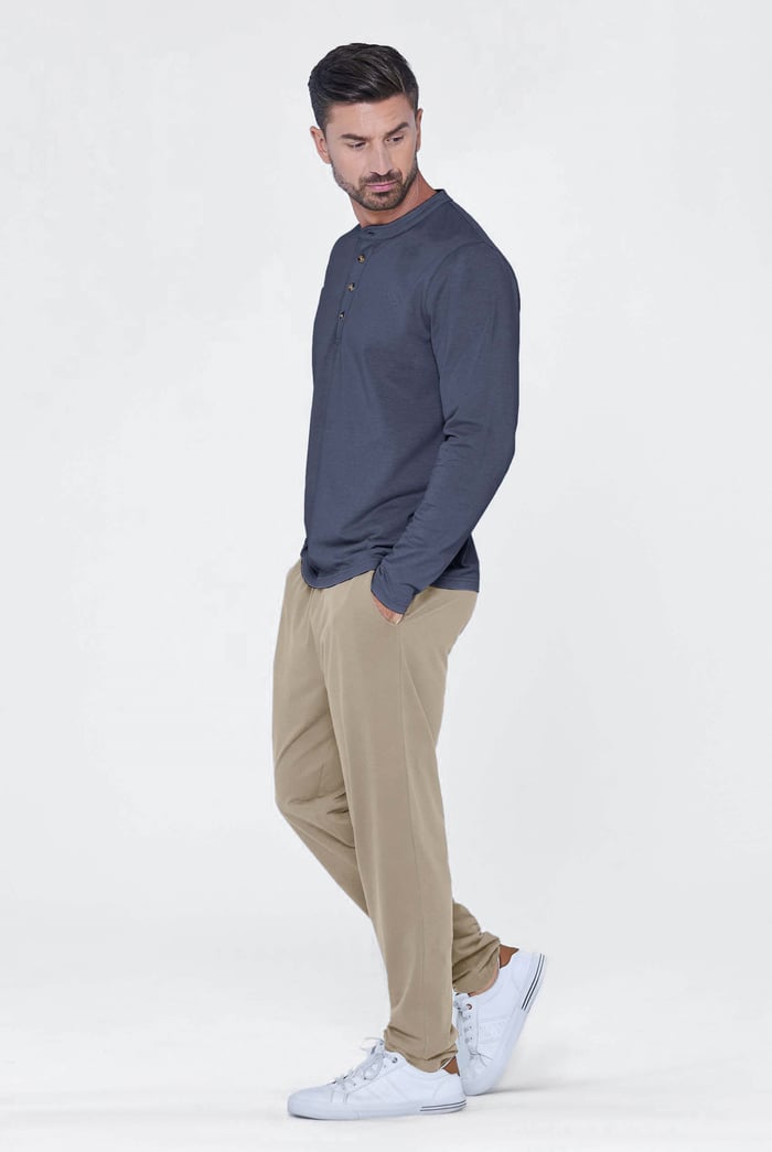 Men's Solid Pyjamas Set
