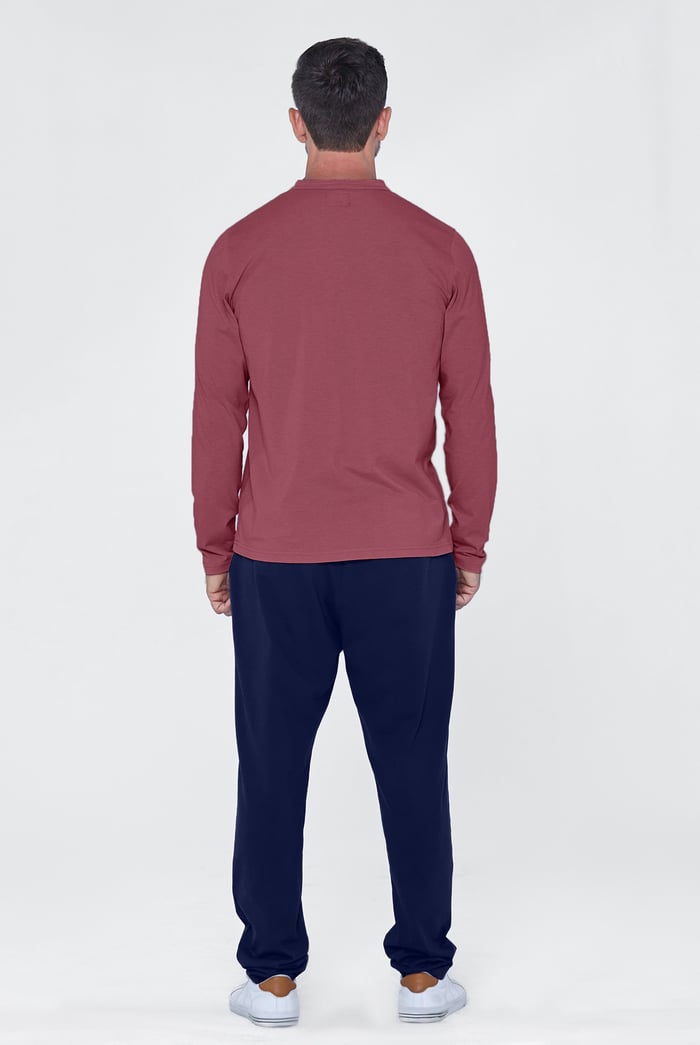 Men's Solid Pyjamas Set