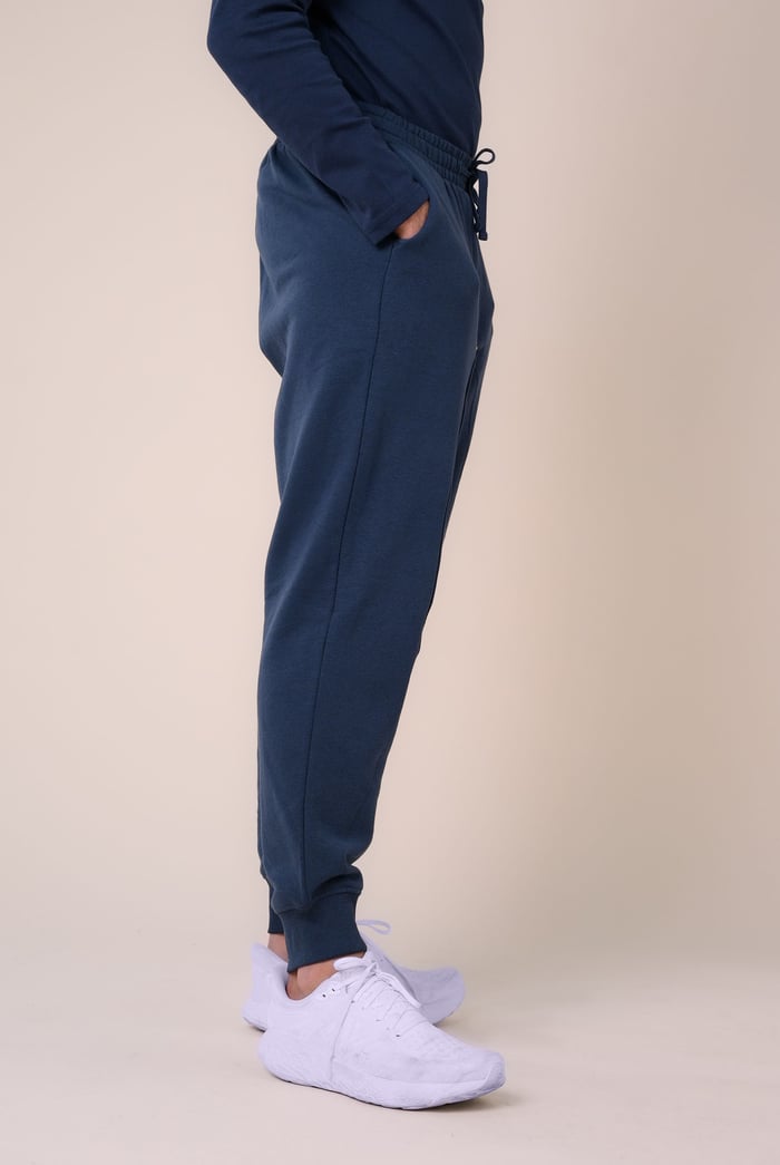Mens Fleece Joggers With Contrast Panels