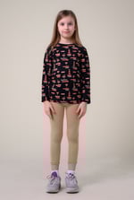 Girls Lace Frill Hem Leggings (12/18mths-6/7yrs)