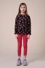 Girls Lace Frill Hem Leggings (12/18mths-6/7yrs)