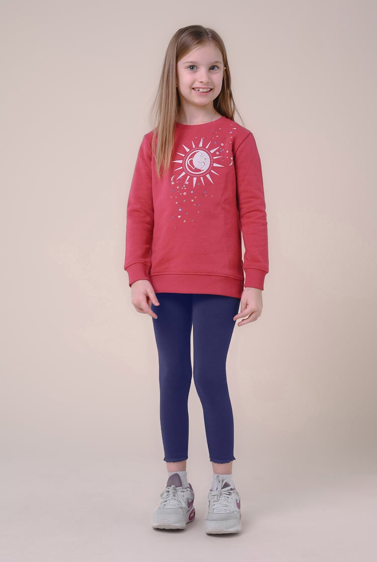 Girls Lace Frill Hem Leggings (12/18mths-6/7yrs)