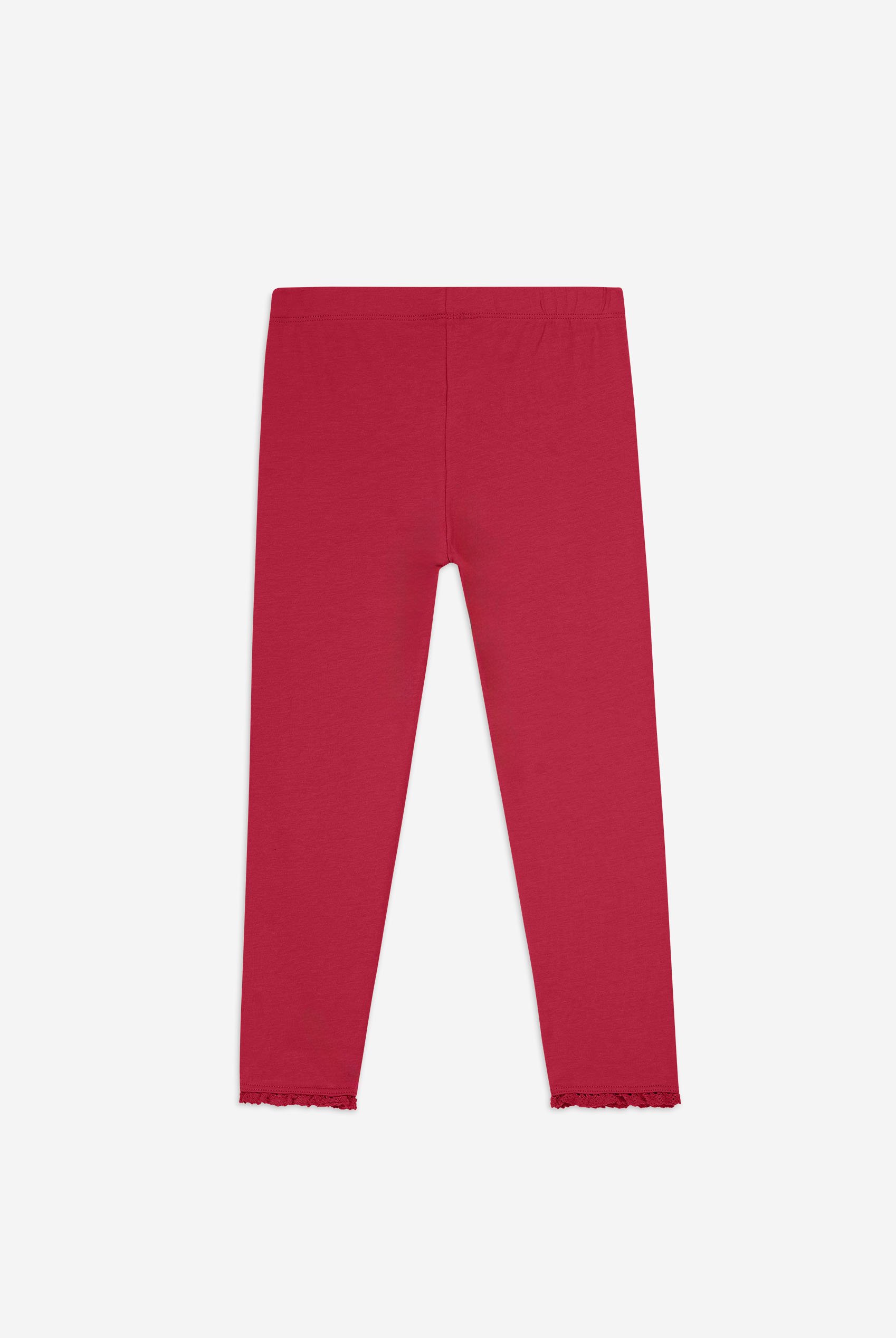 Girls Lace Frill Hem Leggings (12/18mths-6/7yrs)