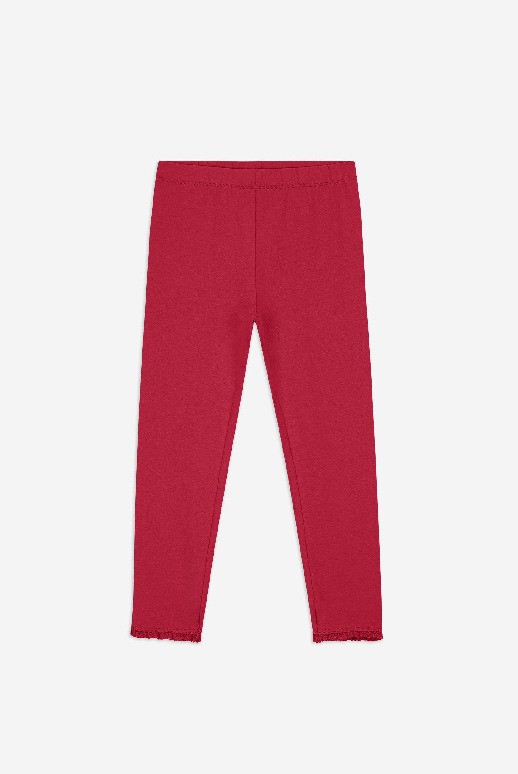 Girls Lace Frill Hem Leggings (12/18mths-6/7yrs)