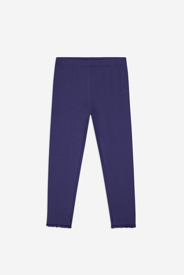 Girls Lace Frill Hem Leggings (12/18mths-6/7yrs)