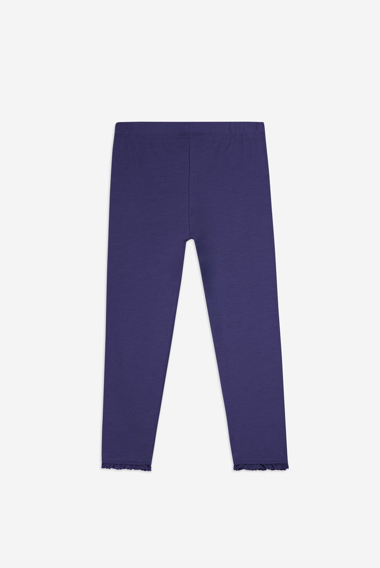 Girls Lace Frill Hem Leggings (12/18mths-6/7yrs)