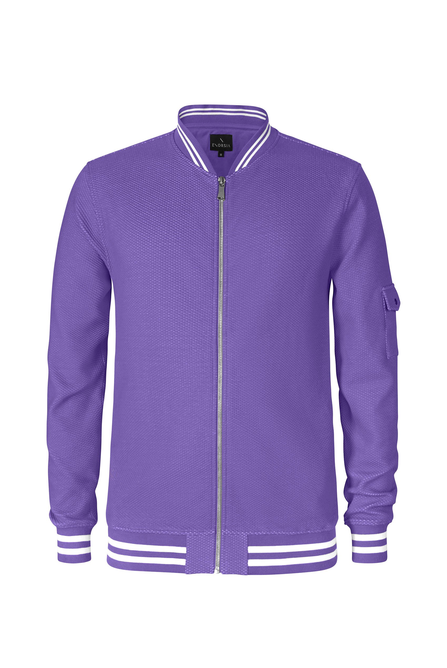 Heavy Waffle Bomber Jacket