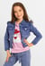 Girls Frill Shoulder Denim Jacket (2/3yrs-8/9yrs)