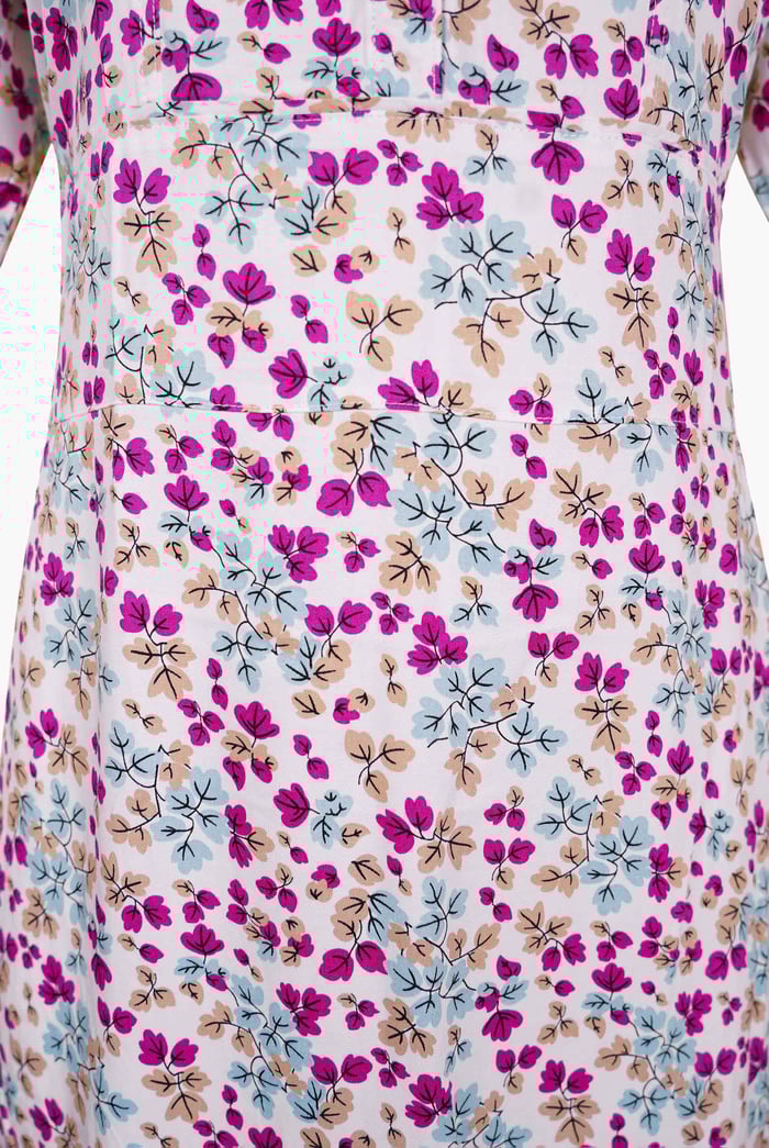 Floral Printed A-Line Maxi Dress