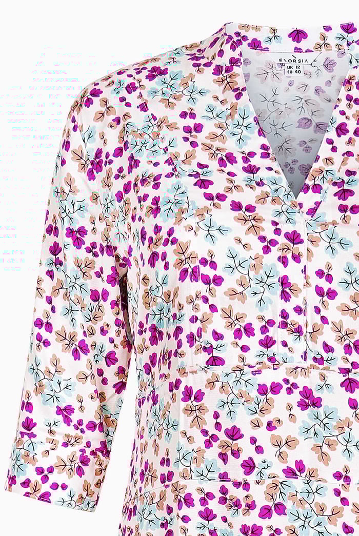 Floral Printed A-Line Maxi Dress