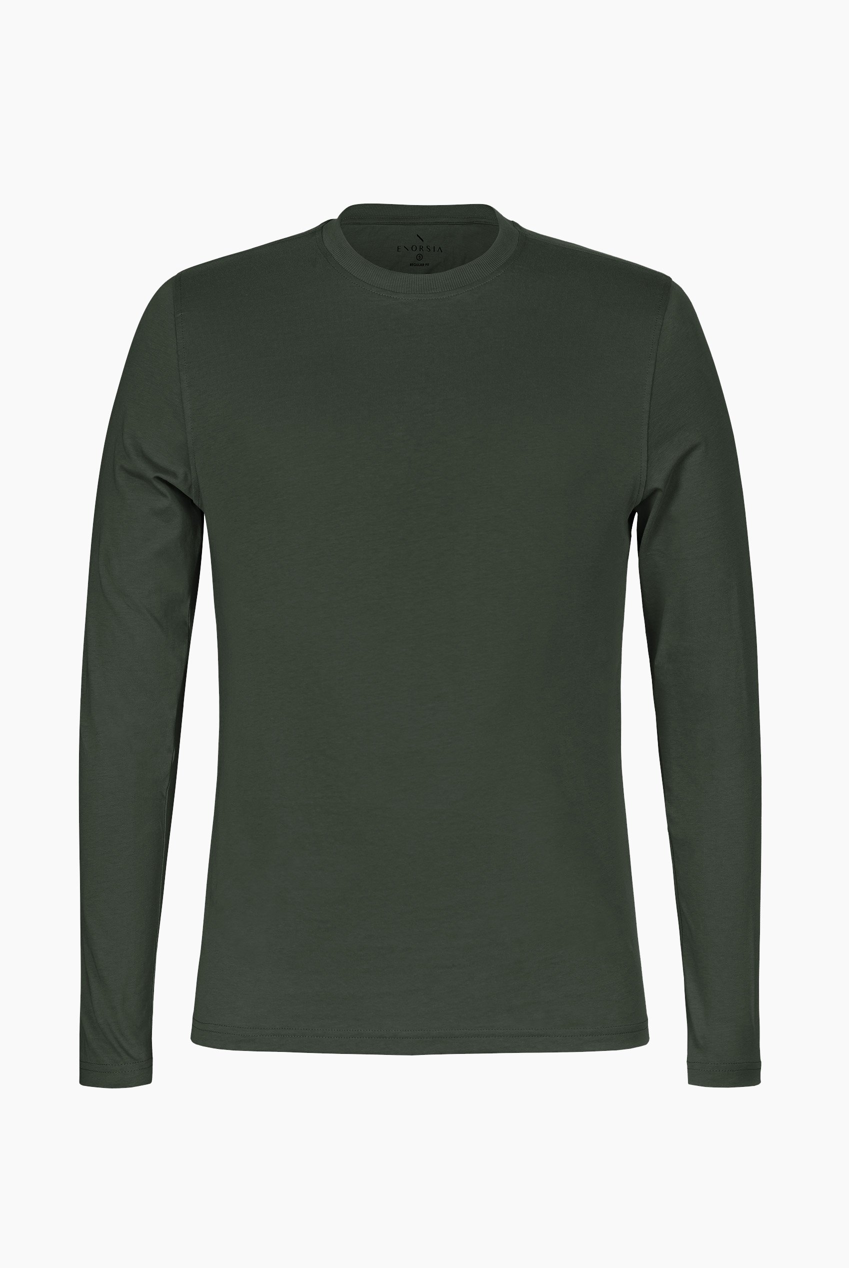 Men's Long Sleeve Cotton T-Shirt 2 Pack