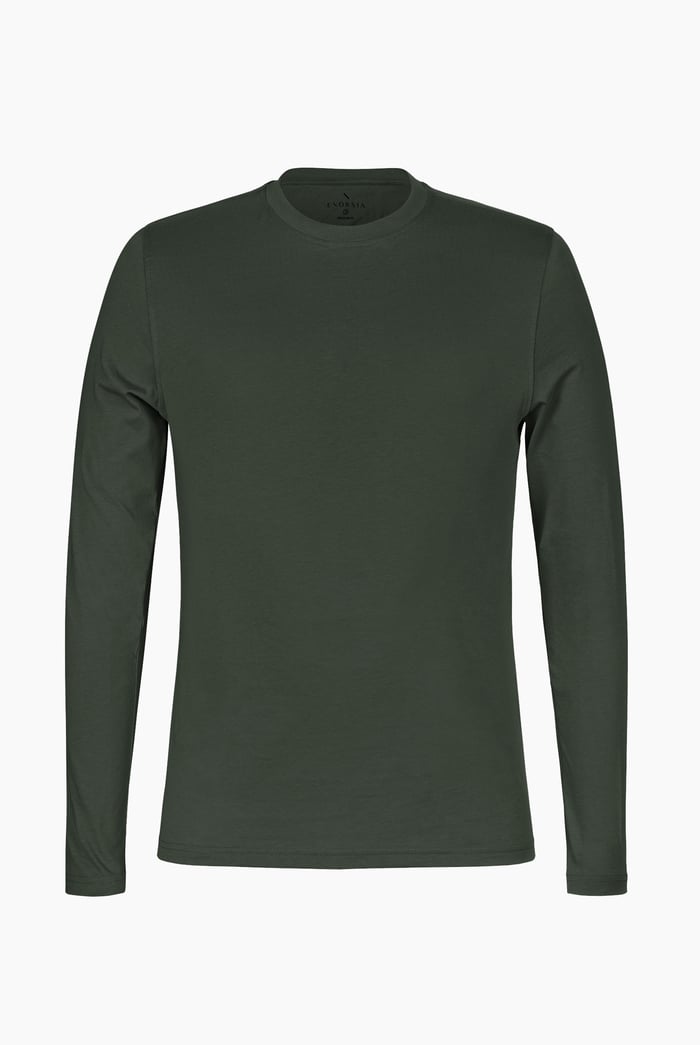 Men's Long Sleeve Cotton T-Shirt 2 Pack