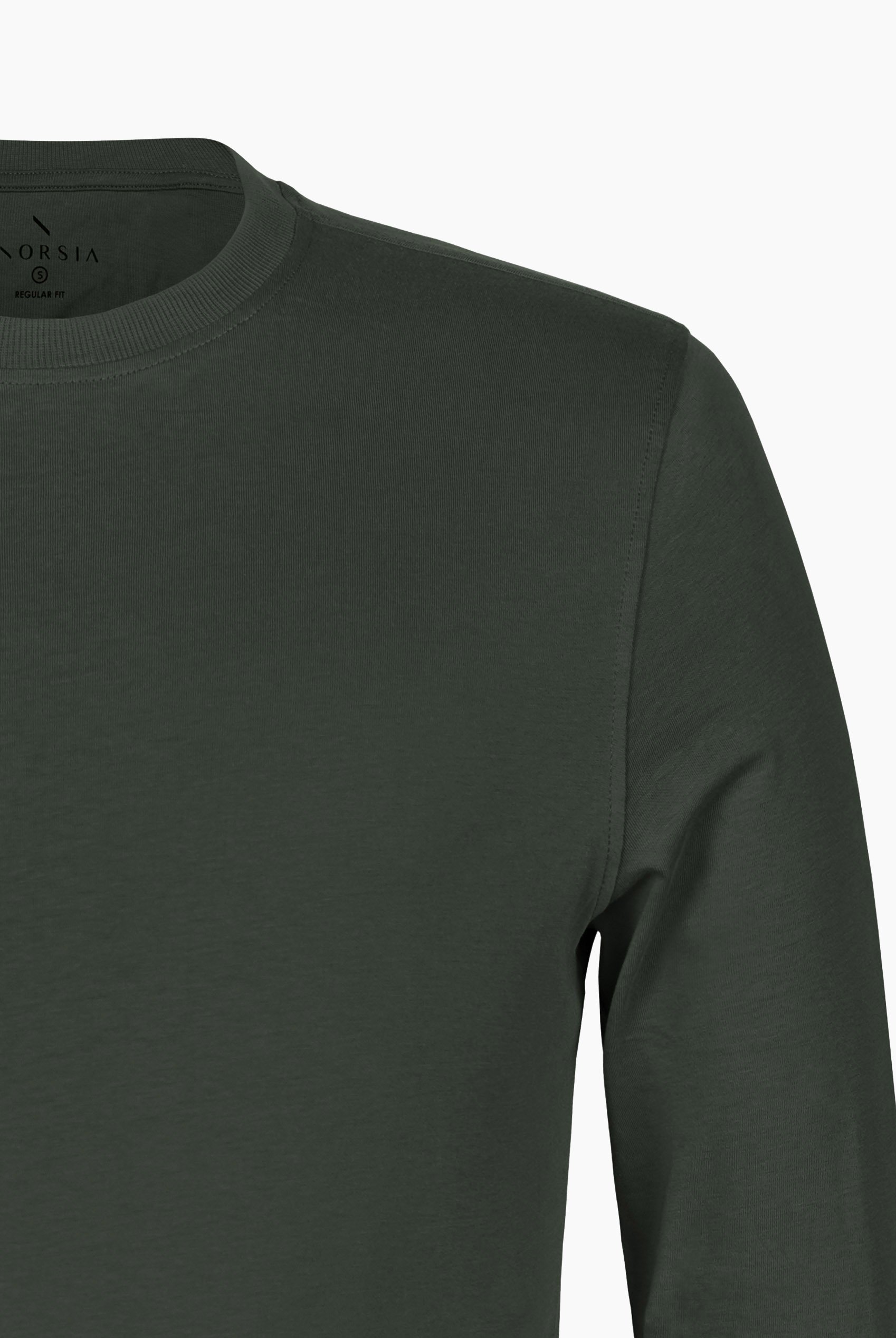 Men's Long Sleeve Cotton T-Shirt 2 Pack