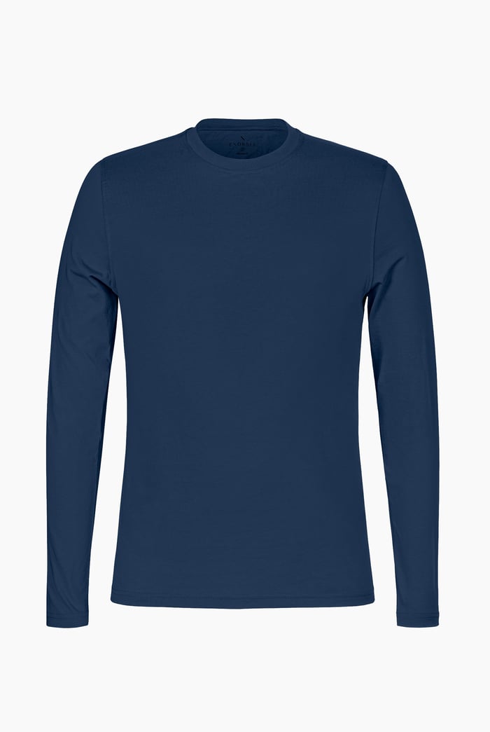 Men's Long Sleeve Cotton T-Shirt 2 Pack