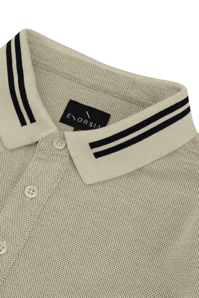 Design Pique Polo With Rib Detailing