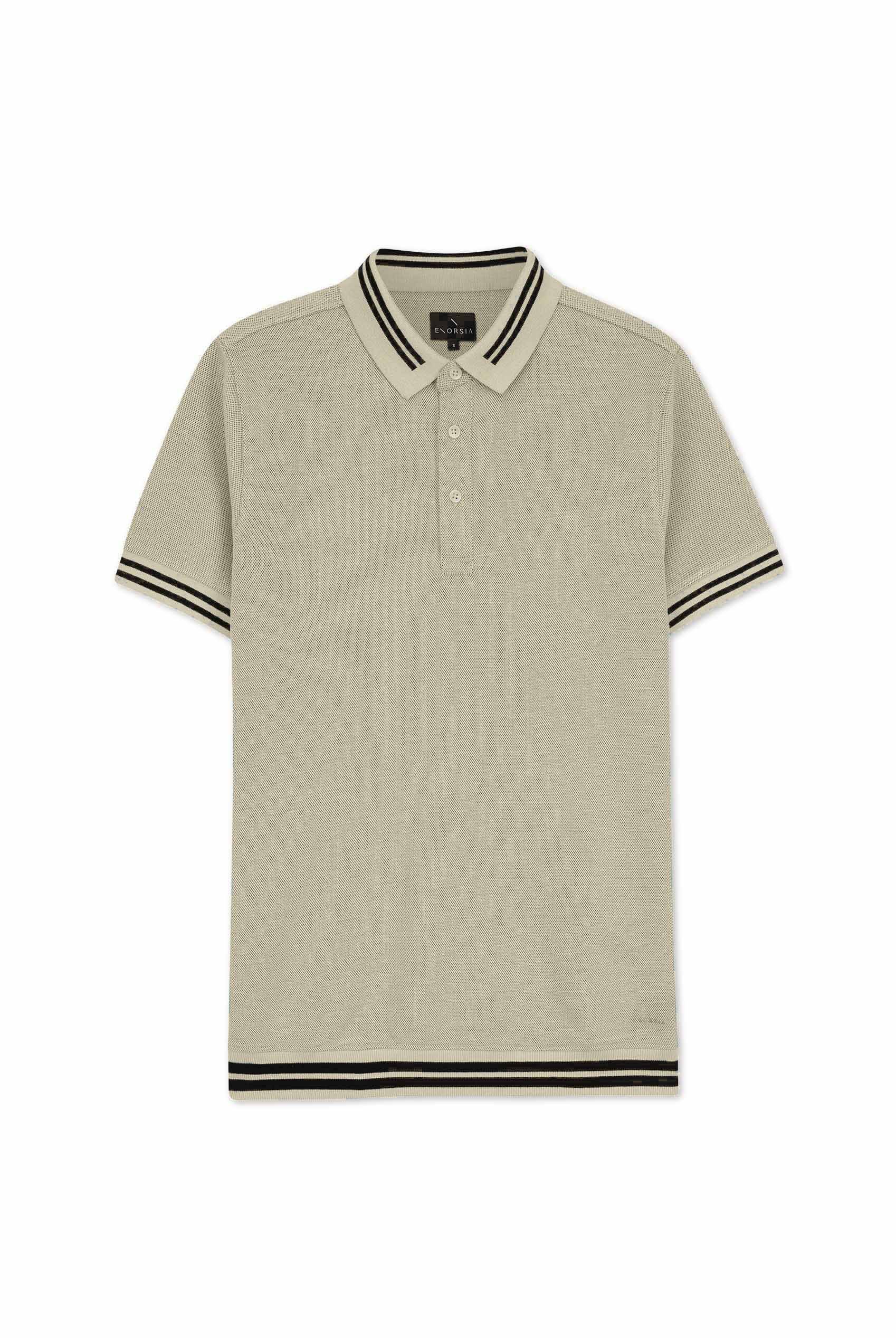 Design Pique Polo With Rib Detailing