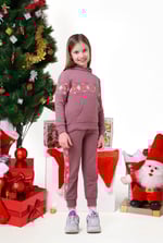 Girls Argyle Christmas Hoodie (12/18mths-7yrs)