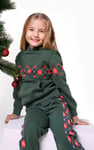 Girls Argyle Christmas Hoodie (12/18mths-7yrs)