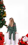 Girls Argyle Christmas Hoodie (12/18mths-7yrs)