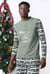 Mens Deer Print Christmas T-shirt