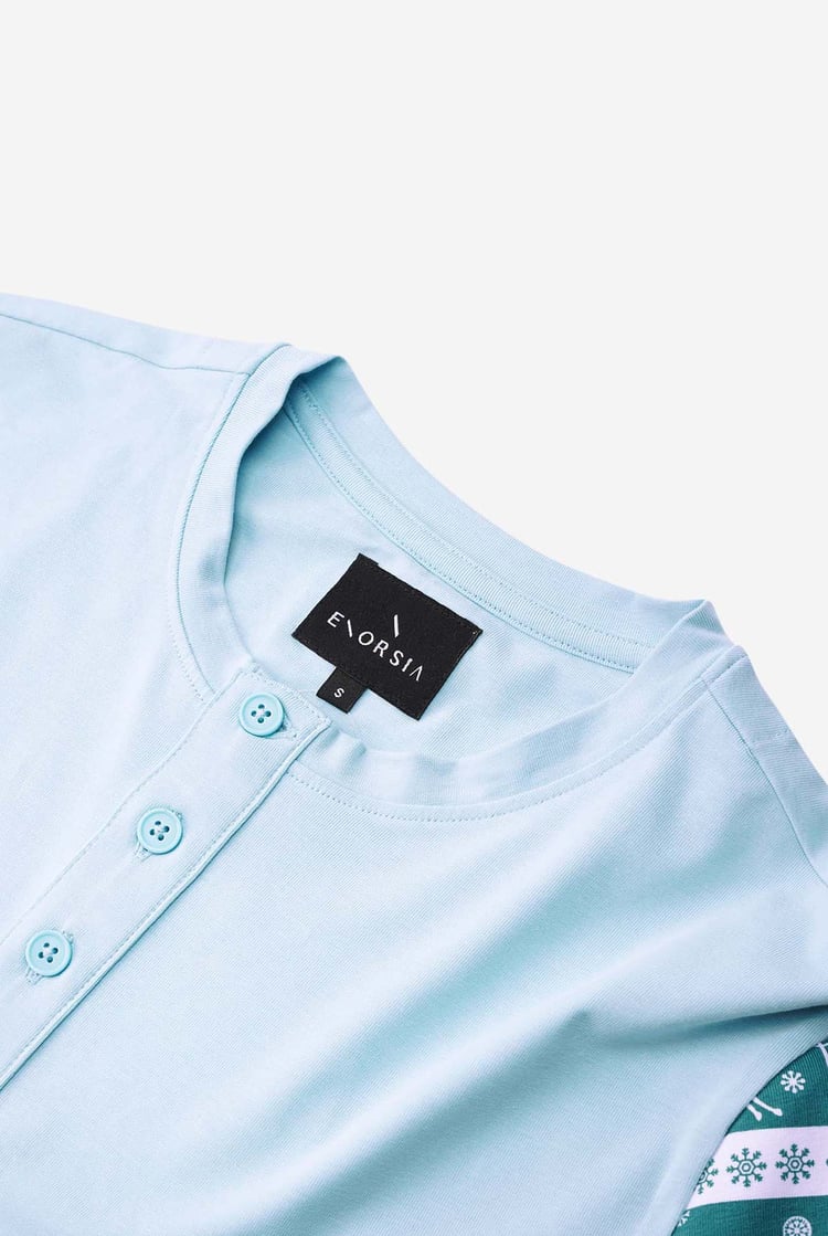 Mens Fair Isle Reindeer Print T-shirt