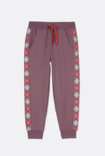 Girls Argyle Christmas Joggers (12/18mths-7yrs)