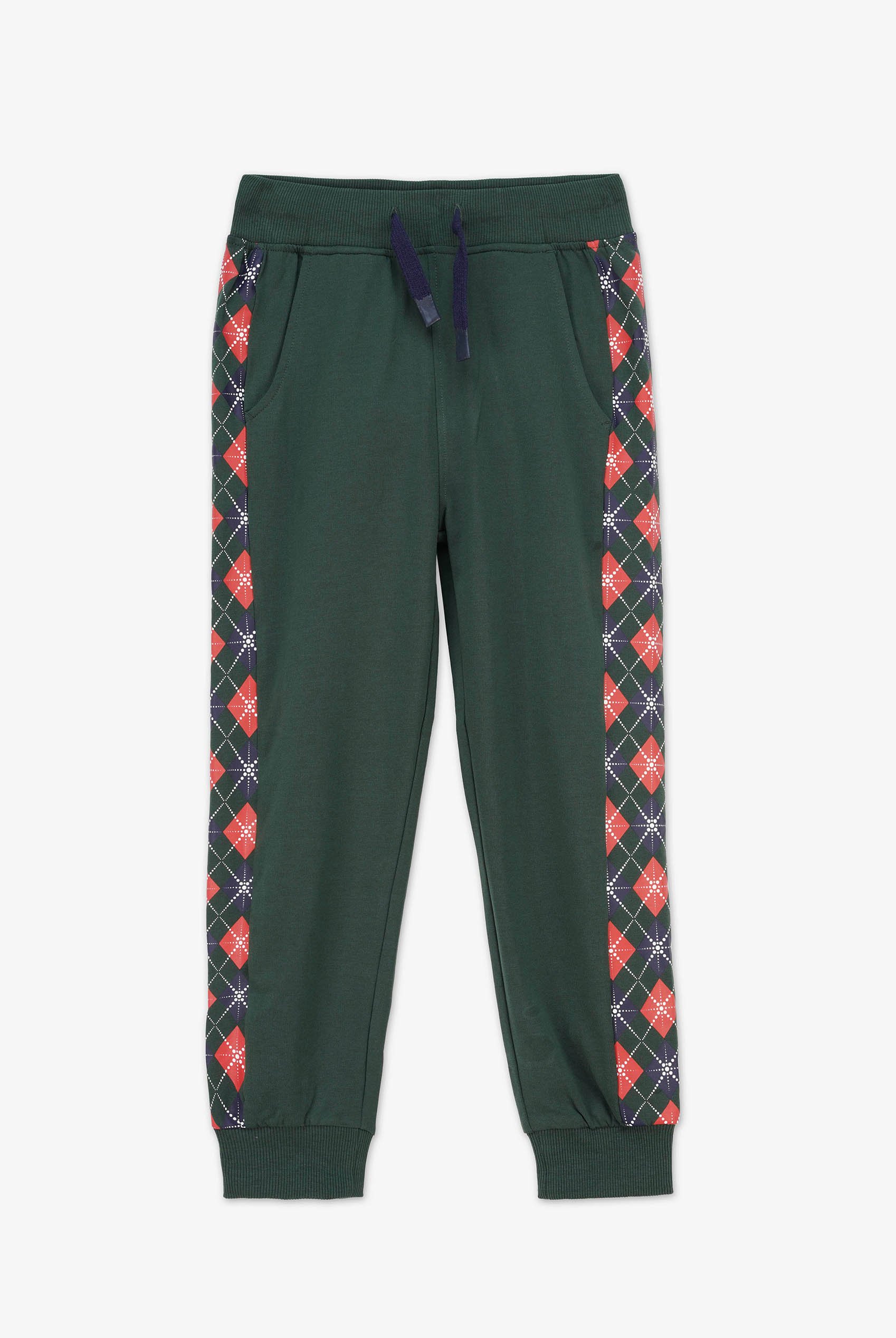 Girls Argyle Christmas Joggers (12/18mths-7yrs)