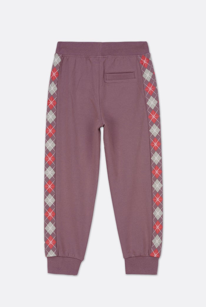 Girls Christmas Printed Side Panel Jogger( 12/18mths- 7yrs)