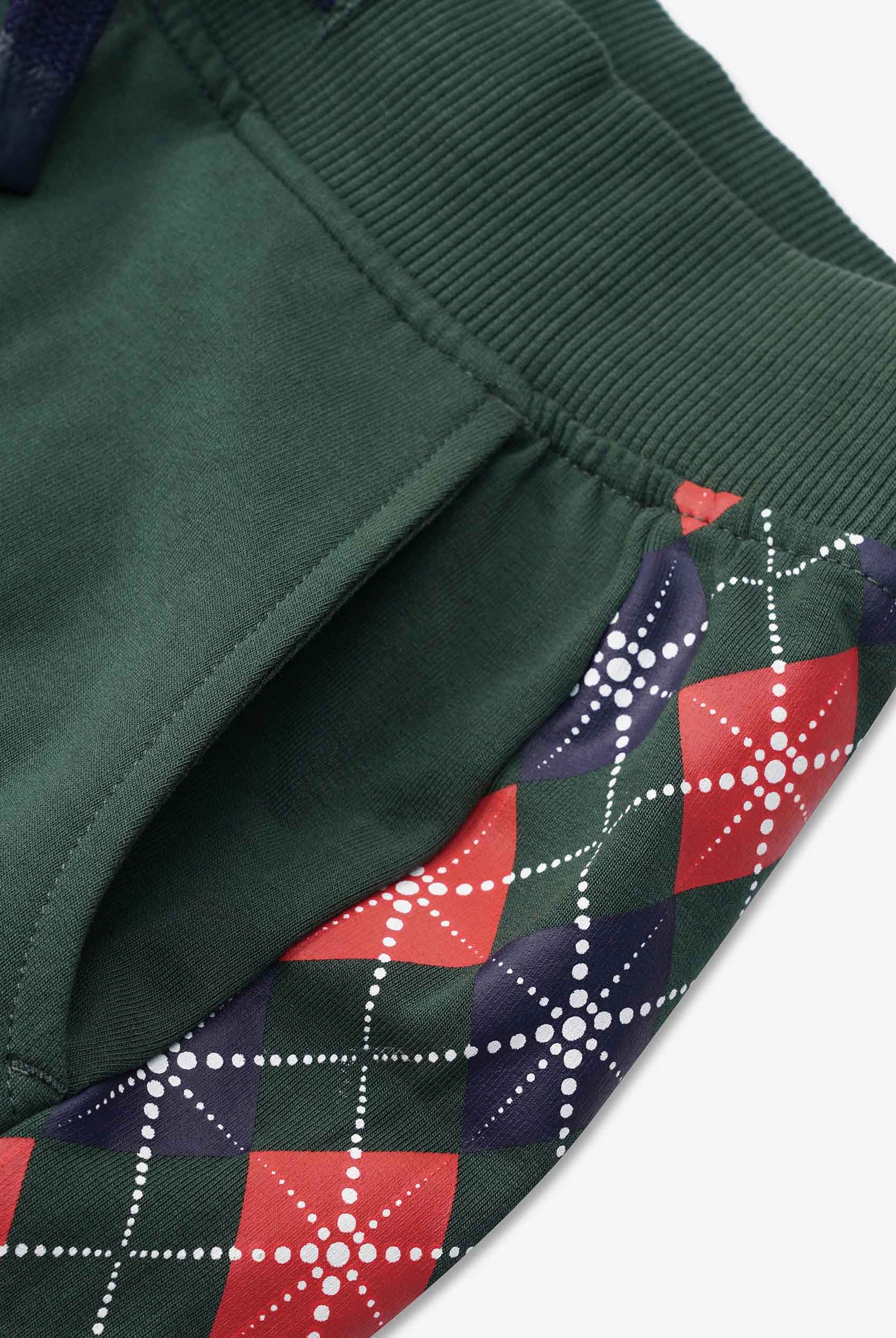 Girls Argyle Christmas Joggers (12/18mths-7yrs)