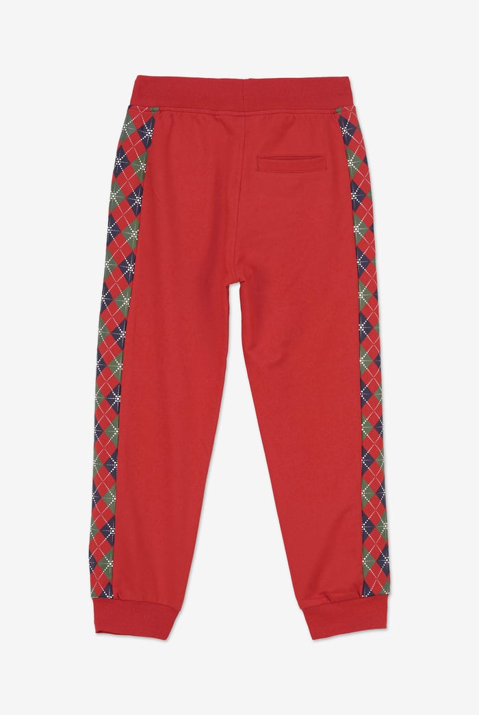 Girls Argyle Christmas Joggers (12/18mths-7yrs)