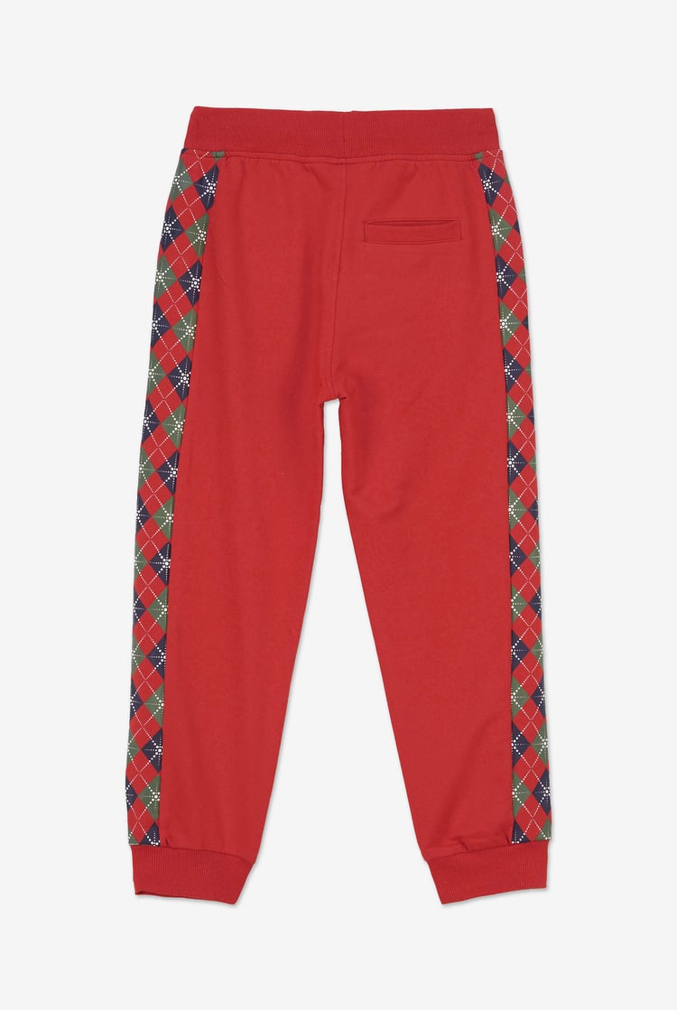 Girls Argyle Christmas Joggers (12/18mths-7yrs)
